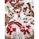 Mademoiselle Pearl Strawberry Cutsew Cardigan Blouses Skirt JSKs and OPs(Reservation/Full Payment Without Shipping)